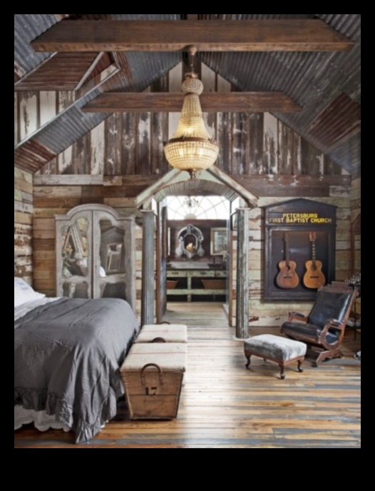 Idei de decor industrial de epocă pentru dormitor cu accente Steampunk