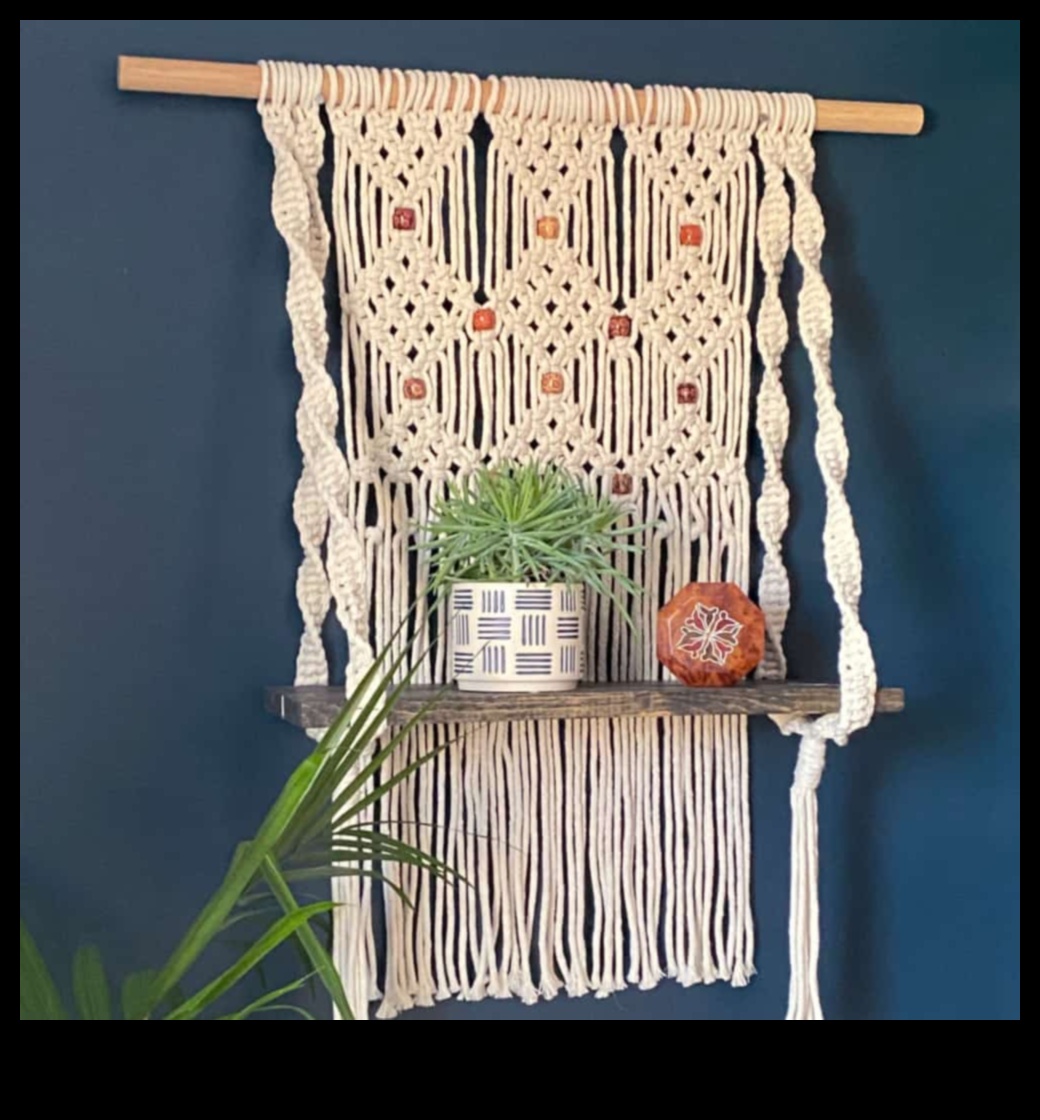 Care sunt câteva moduri elegante de a folosi Macrame în decorul modern Boho?
