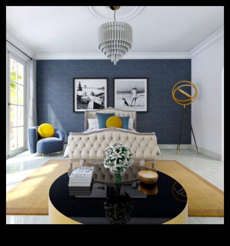 Decor de dormitor Hollywood Glam pentru lux