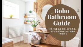 Decor de baie Boho pentru un aspect liber