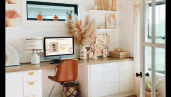 Cum pot realiza un decor de birou boem cu accesorii colorate pentru birou Boho?