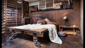 Cadru de camera de culcare industrias vintage Un imagine rural și selectionat 1 Idei de decor industrial de epocă pentru dormitor cu accente Steampunk