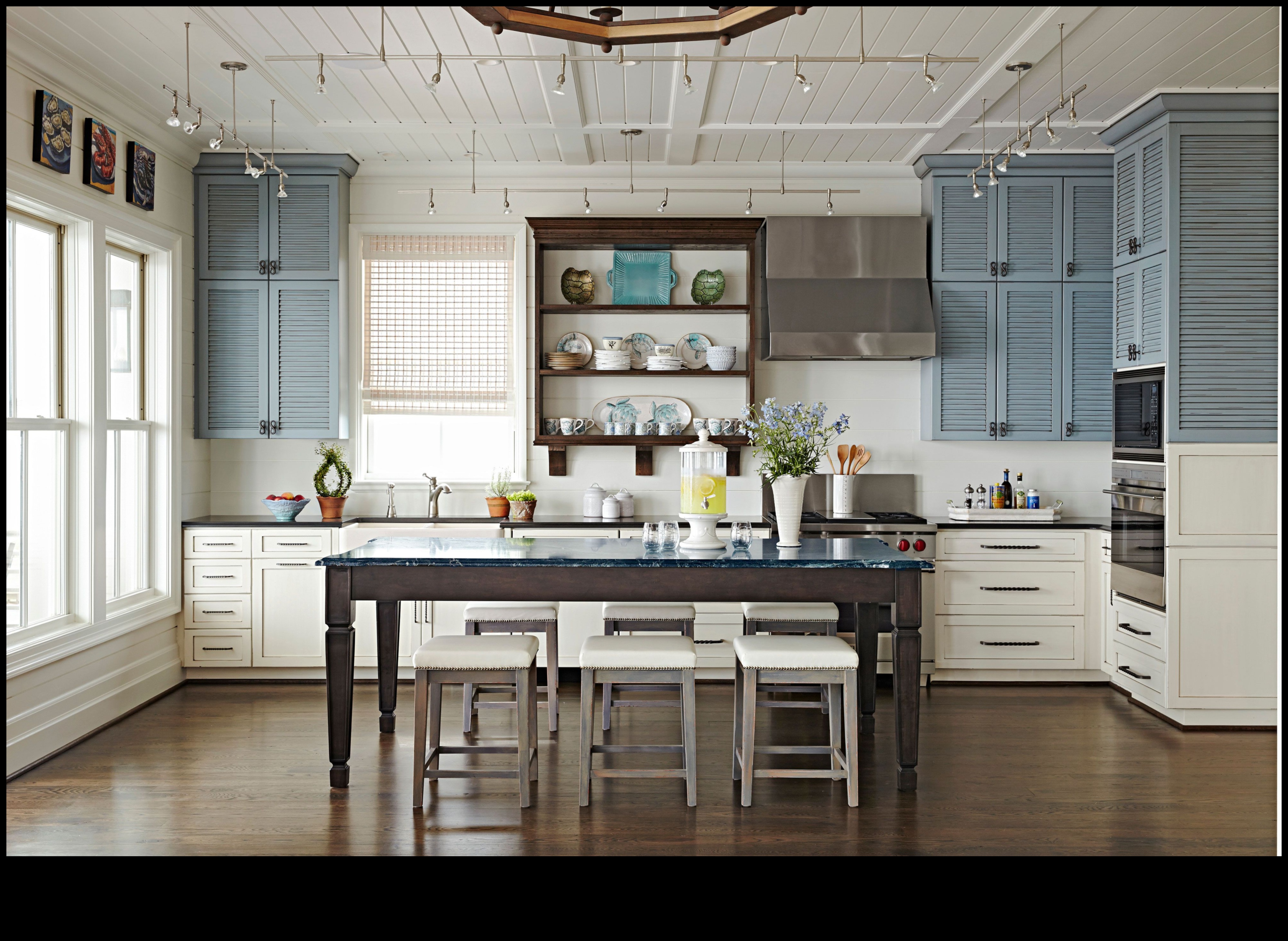 Decorarea bucătăriei de coastă la un buget 10 moduri simple 1 Puteți recomanda modalități de a realiza un decor de bucătărie de coastă la un buget redus?